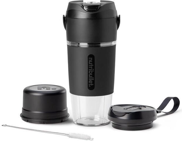 STARWELL nutribullet Flip Portable Blender with Tritan Cup, Cordless, Black, NBPB10350