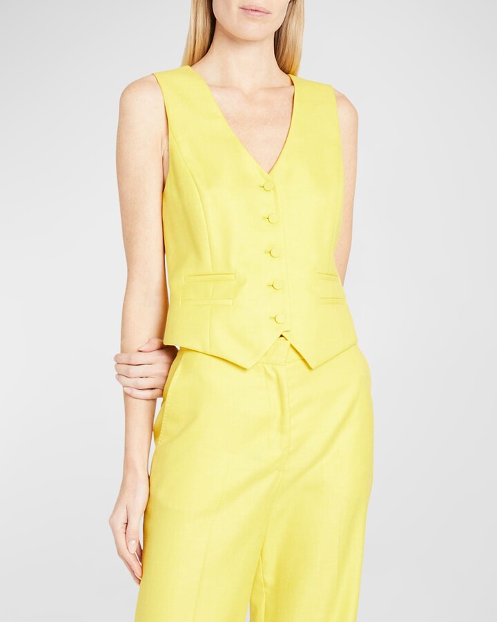 Gabriela Hearst Coleridge SingleBreasted Vest ShopStyle