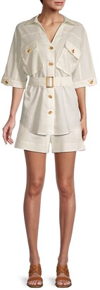 SUBOO Cecile Linen & Cotton Shorts