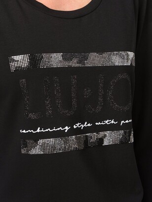 Liu Jo Logo Long-Sleeve Sweatshirt