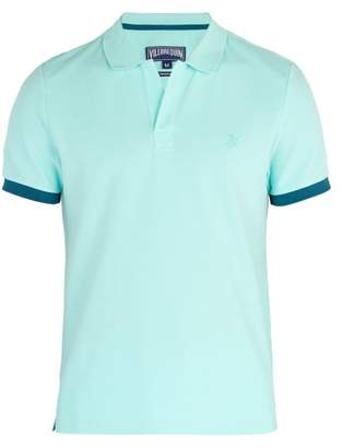 Vilebrequin - Palatin Cotton Piqué Polo Shirt - Mens - Light Blue