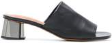 Thumbnail for your product : Clergerie Clergerie metallic 500mm heel mules