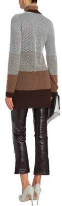 Missoni Color-block Wool-blend Jacquard Turtleneck Sweater