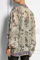 Thumbnail for your product : Anna Sui Floral-print georgette kimono
