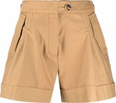 Thumbnail for your product : Zimmermann Tailored Slub-Texture Shorts