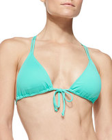 Thumbnail for your product : L Space Swimwear by Monica Wise Hippie Chic Triangle Swim Top, Caribbean