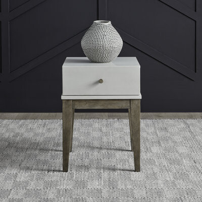 Gracie Oaks Aelia Chairside Table