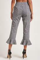 Thumbnail for your product : Forever 21 Striped Ruffle Pants