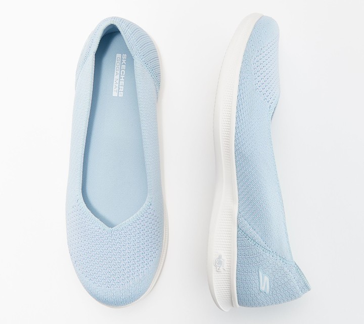 skechers knit flats