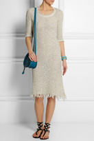 Thumbnail for your product : Etoile Isabel Marant Jagger crochet-knit cotton-blend dress