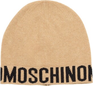 Womens Hats Moschino Hats Moschino Cashmere Beanie in Fuchsia Pink - Save 32% 