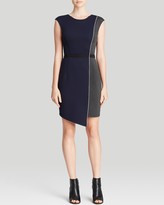 Thumbnail for your product : ABS by Allen Schwartz Dress - Quilted Asymmetric Skirt Sheath