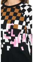Thumbnail for your product : Tibi Checked Raglan Pullover