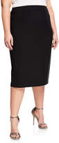 Thumbnail for your product : Lafayette 148 New York Side-Split Mid-Rise Pencil Skirt Plus Size