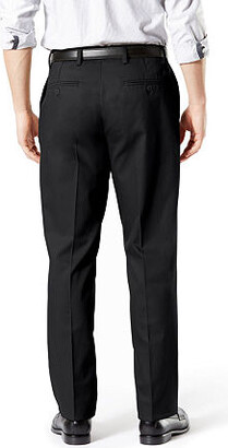 Dockers Signature Khaki Lux Cotton Stretch Mens Classic Fit Flat Front Pant
