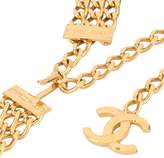 Thumbnail for your product : Charm & Chain 1997s CC logos charm chain belt