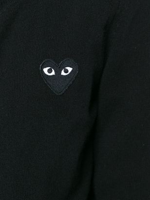 Comme des Garcons Play embroidered logo cardigan