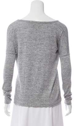 Rag & Bone Woven V-Neck Sweater