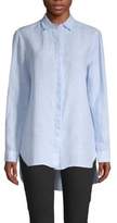 Thumbnail for your product : Pure Navy Classic Linen Button-Down Shirt