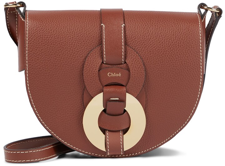 Small Brown Leather Shoulder Bag | Shop the world's largest collection of  fashion | ShopStyle