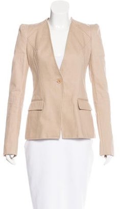 Givenchy Lace-Trimmed Structured Blazer