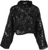 Thumbnail for your product : Brunello Cucinelli Embellished High-Neck Jumper