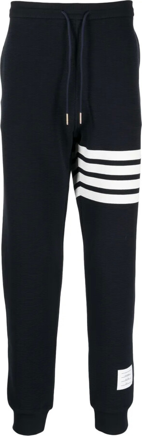 Thom Browne 4-Bar cotton track pants