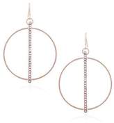 Thumbnail for your product : GUESS Earring Update Crystal Hoop Earrings