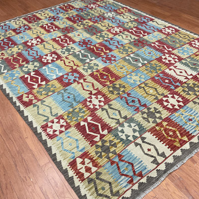 Bloomsbury Market Handmade Kilim Wool Rug