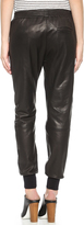 Thumbnail for your product : Vince Garment Wass Leather Jogger Trousers