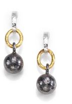 Thumbnail for your product : Gurhan Balloon 24K Yellow Gold & Sterling Silver Drop Earrings