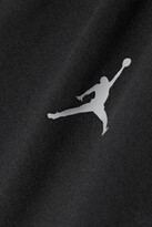 Thumbnail for your product : Nike Jordan Sport Cropped One-sleeve Dri-fit Top - Black