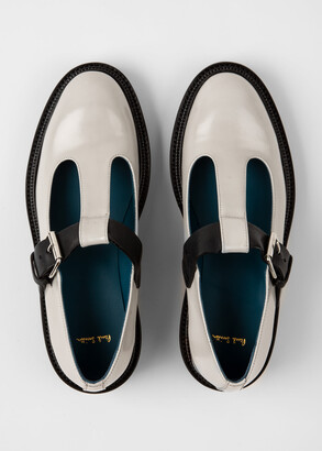 Paul Smith Women's Off-White Patent Leather 'Daisy' Mary