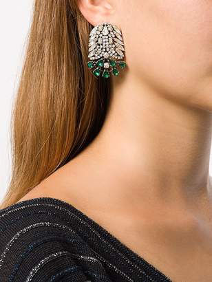 Sonia Rykiel clip-on crystal earring