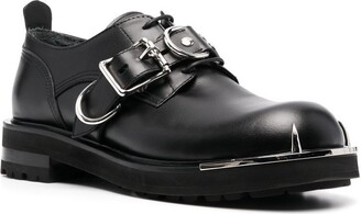 Roberto Cavalli Buckle-Fastening Monk Strap Shoes