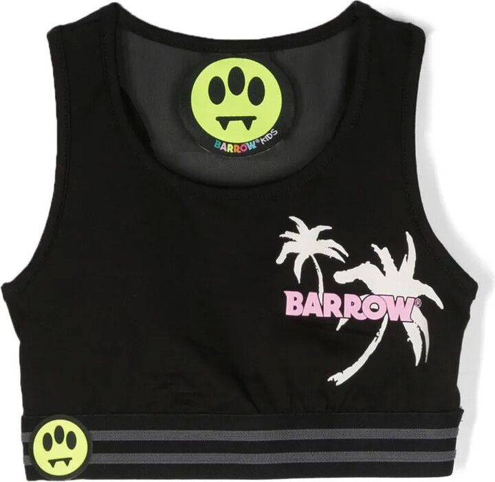Barrow kids Logo-Print Sleeveless Top