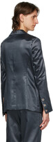 Thumbnail for your product : Ludovic de Saint Sernin Grey Satin Suit Blazer