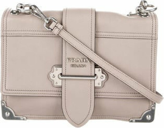Pre-owned Prada Gray Handbags | ShopStyle