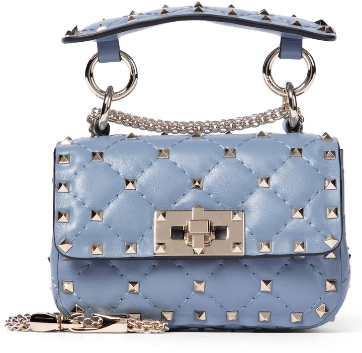 Valentino Garavani Rockstud Spike Micro leather crossbody bag ShopStyle