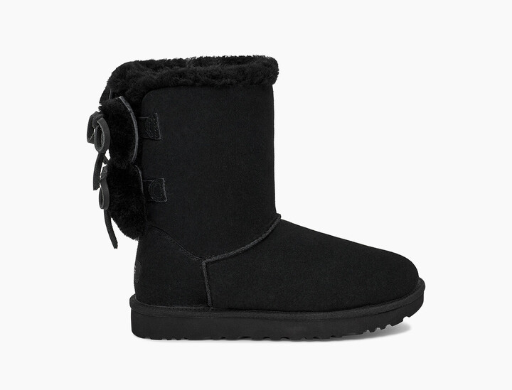 black ugg bow boots