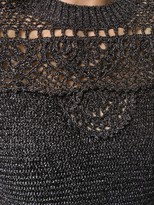 Thumbnail for your product : Alberta Ferretti Cropped Sleeve Sweater