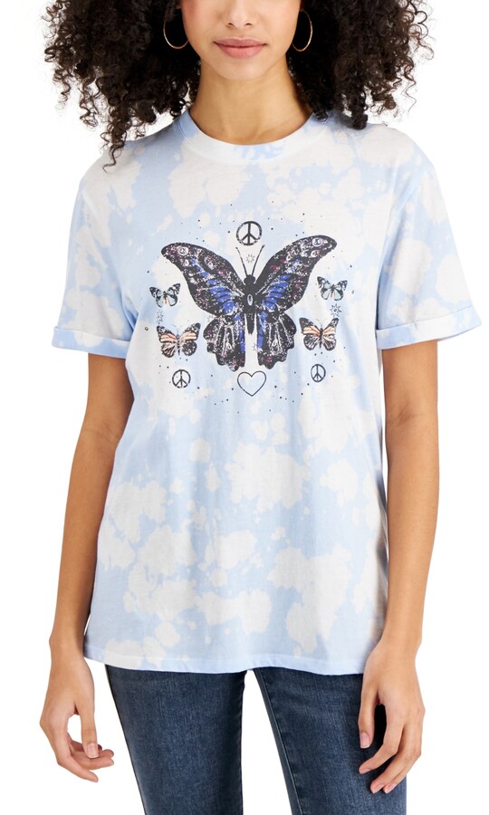 Womens Butterfly Print Shirt | Shop the world's largest collection 