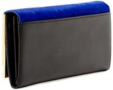 Thumbnail for your product : Ted Baker Fleur Colorblock Contrast Genuine Calf Hair Leather Wallet