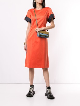 Marni Contrasting Detail Straight-Fit Dress