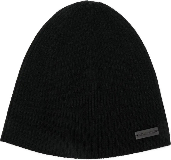 Saint Laurent Ribbed Beanie