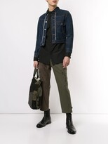 Thumbnail for your product : Issey Miyake Pre-Owned 1980's Sports Line cropped denim jacket