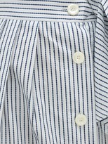Thumbnail for your product : Giuliva Heritage Collection The Giovanna Jacquard-stripe Cotton Skirt - White Stripe