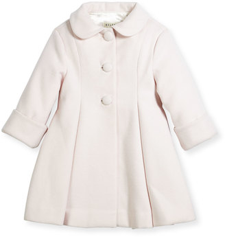 Helena Wool Topper Coat, Pink, Size 12-18 Months