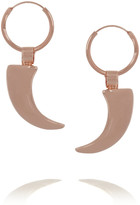 Thumbnail for your product : Dominic Jones Aari rose gold-plated claw earrings