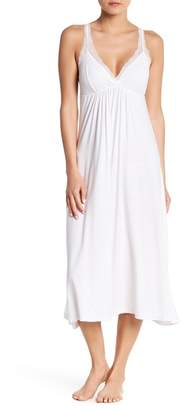 Barefoot Dreams Luxe Milk Jersey Lace Night Gown